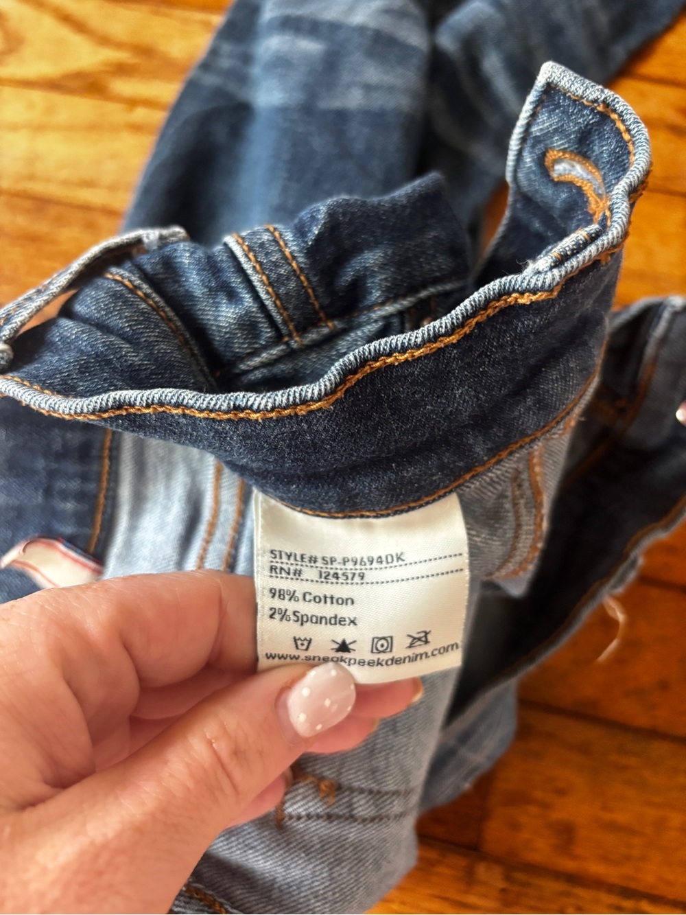 Womens Sneak Peek skinny jeans size 3 - Picture 9 of 10